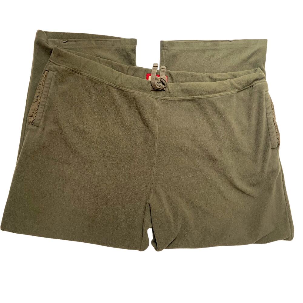 Old Navy Olive Green Fleece Drawstring Straight Leg Sweat Pants Men's XXL